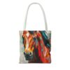 Vibrant Horse Artwork Tote Bag - Perfect for Equestrian Lovers and Animal Enthusiasts - Image 10