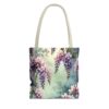 Floral Wisteria Tote Bag - Stylish Eco-Friendly Handbag for Everyday Use - Image 13