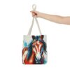 Vibrant Horse Artwork Tote Bag - Perfect for Equestrian Lovers and Animal Enthusiasts - Image 16