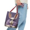 Whimsical Rabbit Tote Bag - Cute Bunny Design with Glasses - Perfect for Easter & Everyday Use - Image 7