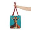 Cool Giraffe Tote Bag - Stylish Animal Print Bag for Everyday Use - Image 8