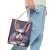 Whimsical Rabbit Tote Bag - Cute Bunny Design with Glasses - Perfect for Easter & Everyday Use - Image 15