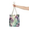 Floral Wisteria Tote Bag - Stylish Eco-Friendly Handbag for Everyday Use - Image 16