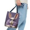 Whimsical Rabbit Tote Bag - Cute Bunny Design with Glasses - Perfect for Easter & Everyday Use - Image 19