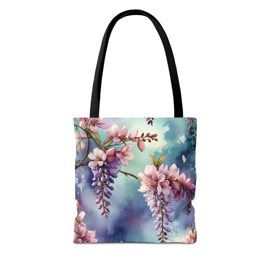 Floral Wisteria Tote Bag - Stylish Eco-Friendly Handbag for Everyday Use