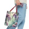 Floral Wisteria Tote Bag - Stylish Eco-Friendly Handbag for Everyday Use - Image 7