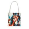 Vibrant Horse Artwork Tote Bag - Perfect for Equestrian Lovers and Animal Enthusiasts - Image 9