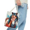 Vibrant Horse Artwork Tote Bag - Perfect for Equestrian Lovers and Animal Enthusiasts - Image 15