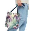 Floral Wisteria Tote Bag - Stylish Eco-Friendly Handbag for Everyday Use - Image 19