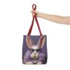 Whimsical Rabbit Tote Bag - Cute Bunny Design with Glasses - Perfect for Easter & Everyday Use - Image 8