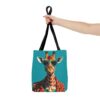 Cool Giraffe Tote Bag - Stylish Animal Print Bag for Everyday Use - Image 4