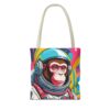 Vibrant Astronaut Monkey Tote Bag | Fun Space-Themed Eco-Friendly Fashion - Image 14