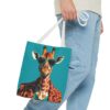 Cool Giraffe Tote Bag - Stylish Animal Print Bag for Everyday Use - Image 11