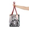 Cool Wolf Tote Bag - Stylish Graphic Design for Animal Lovers - Image 8