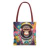 Vibrant Astronaut Monkey Tote Bag | Fun Space-Themed Eco-Friendly Fashion - Image 5