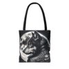 Cool Wolf Tote Bag - Stylish Graphic Design for Animal Lovers - Image 2