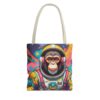 Vibrant Astronaut Monkey Tote Bag | Fun Space-Themed Eco-Friendly Fashion - Image 13