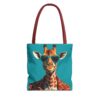 Cool Giraffe Tote Bag - Stylish Animal Print Bag for Everyday Use - Image 5