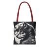 Cool Wolf Tote Bag - Stylish Graphic Design for Animal Lovers - Image 6