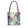 Floral Wisteria Tote Bag - Stylish Eco-Friendly Handbag for Everyday Use - Image 5