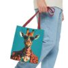 Cool Giraffe Tote Bag - Stylish Animal Print Bag for Everyday Use - Image 7