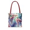 Floral Wisteria Tote Bag - Stylish Eco-Friendly Handbag for Everyday Use - Image 6